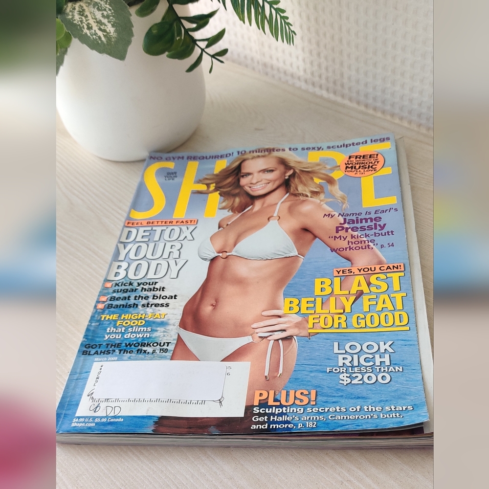 💰Jamie Presley My Name Is Earl Shape Magazine March 2009 Detox Your Body!